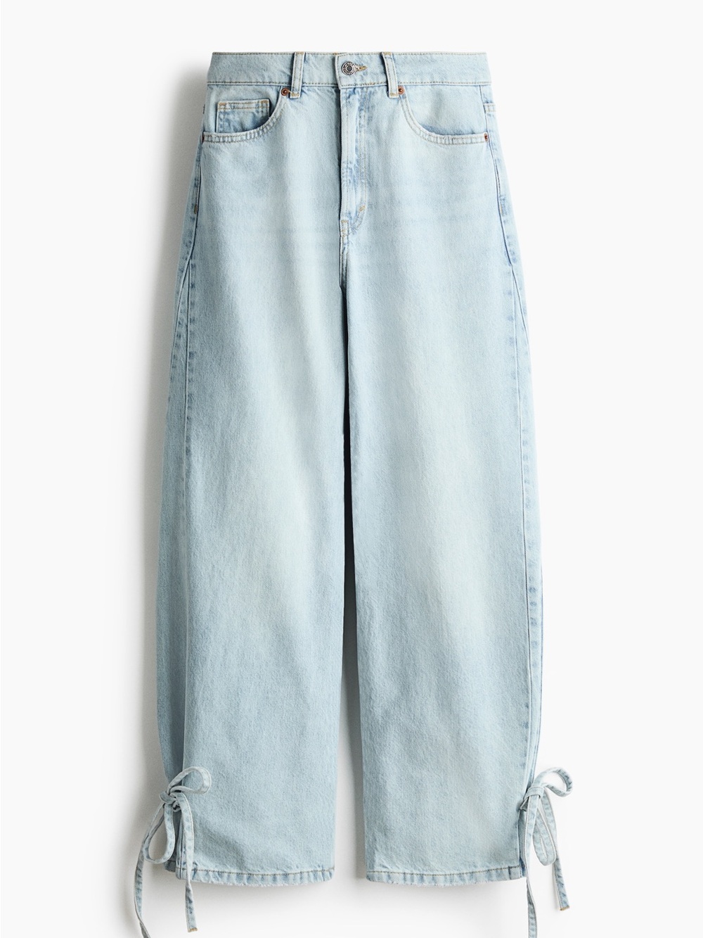 H&M Tie Ankle Balloon Jeans
